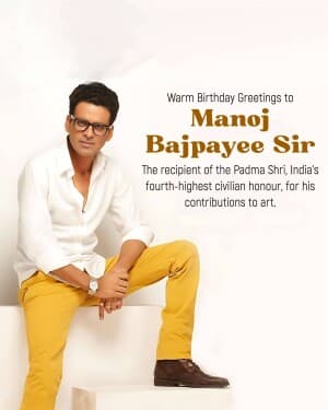 Manoj Bajpayee Birthday post