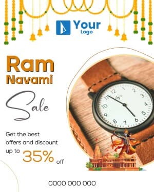 Ram Navami Offers Social Media poster