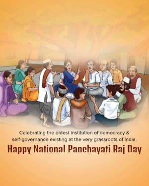 National Panchayati Raj Day post