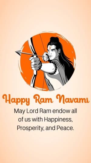 Ram Navami Insta Story image