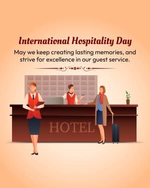 International Hospitality Day post