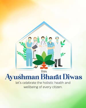 Ayushman Bharat Diwas poster