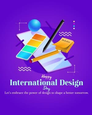 International Design Day event poster