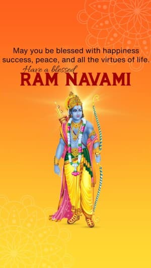 Ram Navami Insta Story flyer