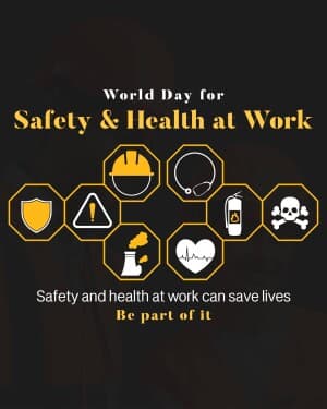 World Day for Safety & Health at Work poster