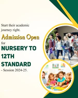 Admission Open facebook banner