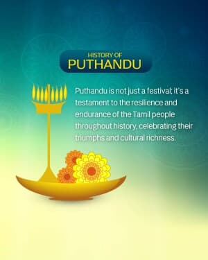 History - Puthandu event advertisement