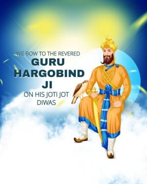 Guru Hargobind Punyatithi graphic