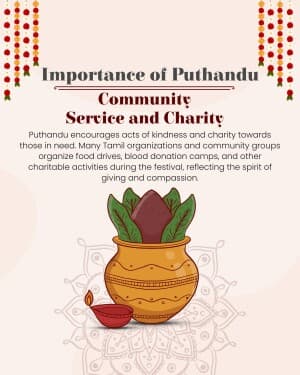 Importance of Puthandu poster