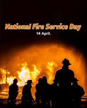 National Fire Service Day poster