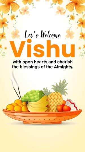 Vishu Story post