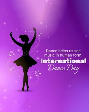 International Dance Day poster