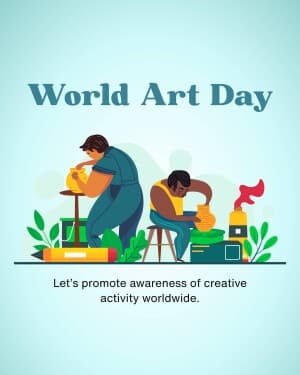 World Art Day banner