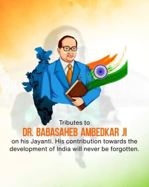 B. R. Ambedkar Jayanti / National Water Day post