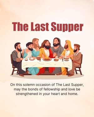 The Last Supper post