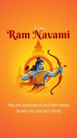 Ram Navami Insta Story poster