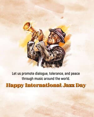 International Jazz Day event poster