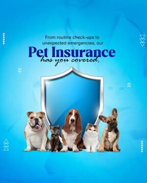 Pet & Cattle Insurance business flyer