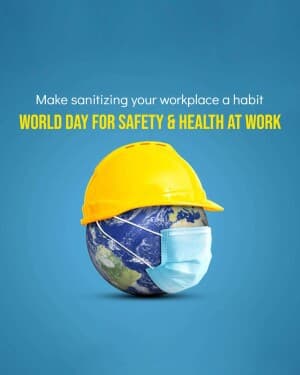 World Day for Safety & Health at Work event poster