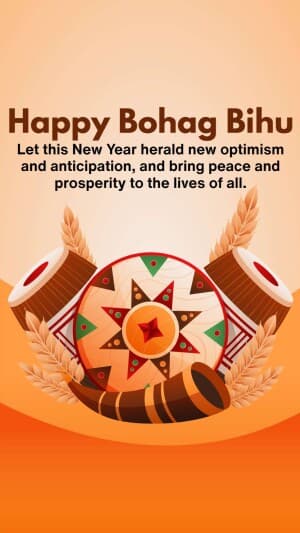 Happy bohag Bihu Story post