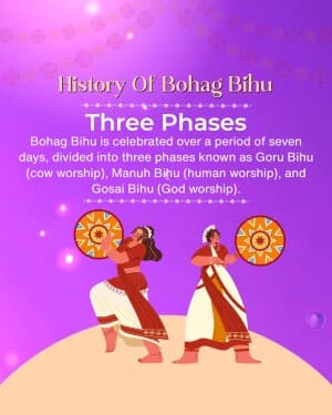 History Of Bohag Bihu Instagram Post