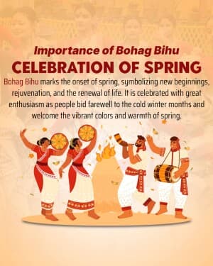 Importance of Bohag Bihu Instagram Post