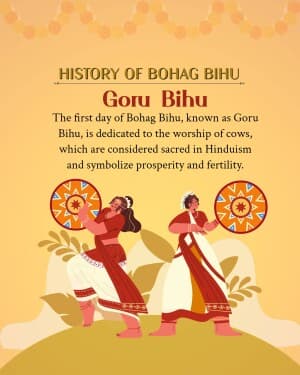 History Of Bohag Bihu poster Maker