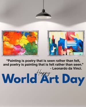 World Art Day post