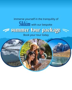 Sikkim marketing poster