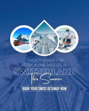 Switzerland marketing poster