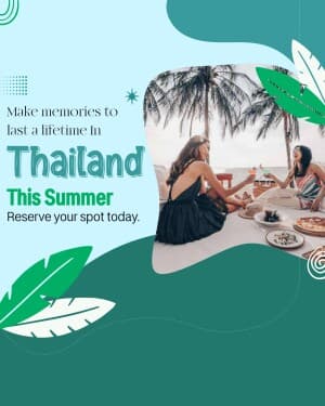 Thailand marketing poster