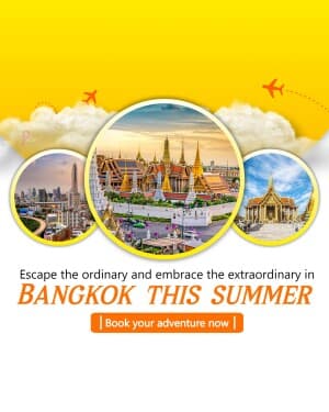 Bangkok marketing poster