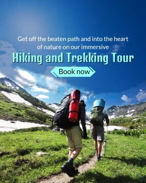 Hiking &  Trekking flyer