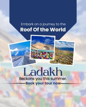 Leh Ladakh marketing poster