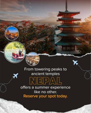 Nepal business flyer