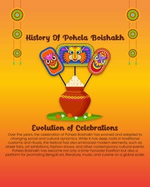 History Of Pohela Boishakh illustration