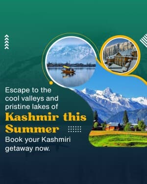 Kashmir promotional post