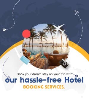 Hotel Booking promotional post
