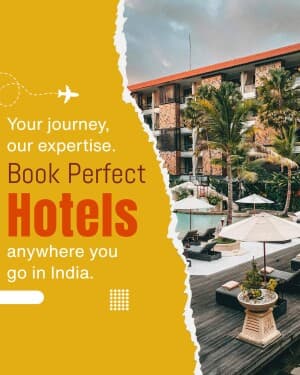 Hotel Booking promotional images