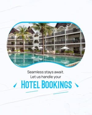 Hotel Booking promotional poster