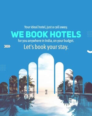Hotel Booking facebook banner