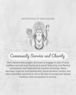 Importance of Ram Navami event poster