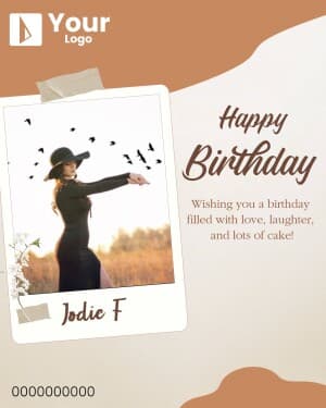 Birthday Wishes (Edited) marketing poster