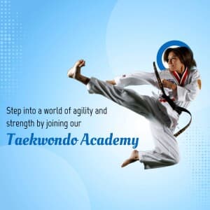 Taekwondo Academies flyer