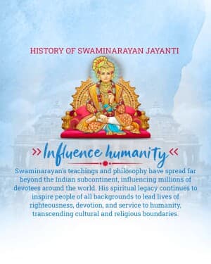 History of Swaminarayan Jayanti image