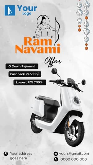 Ram Navami Offers facebook template