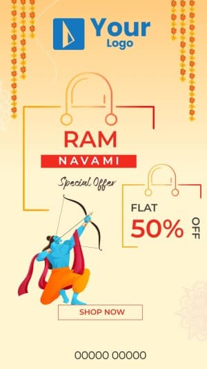 Ram Navami Offers facebook ad banner