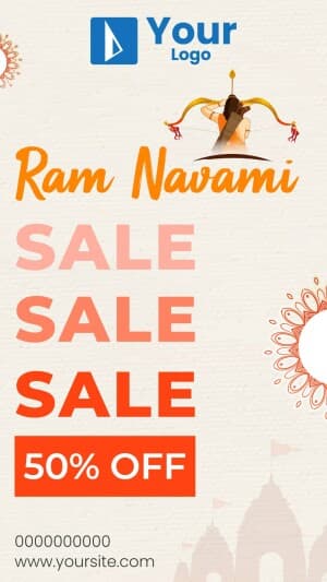 Ram Navami Offers poster Maker