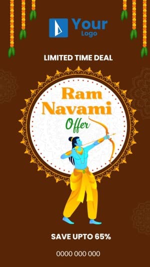 Ram Navami Offers Social Media template