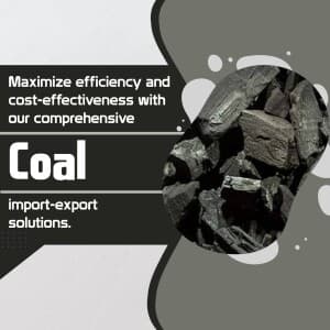 Coal promotional template